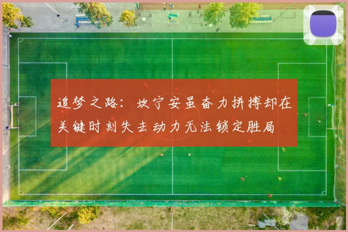 追梦之路：坎宁安虽奋力拼搏却在关键时刻失去动力无法锁定胜局